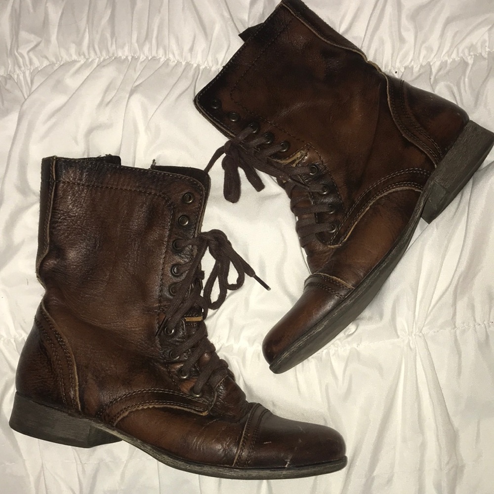 Steve Madden combat boots